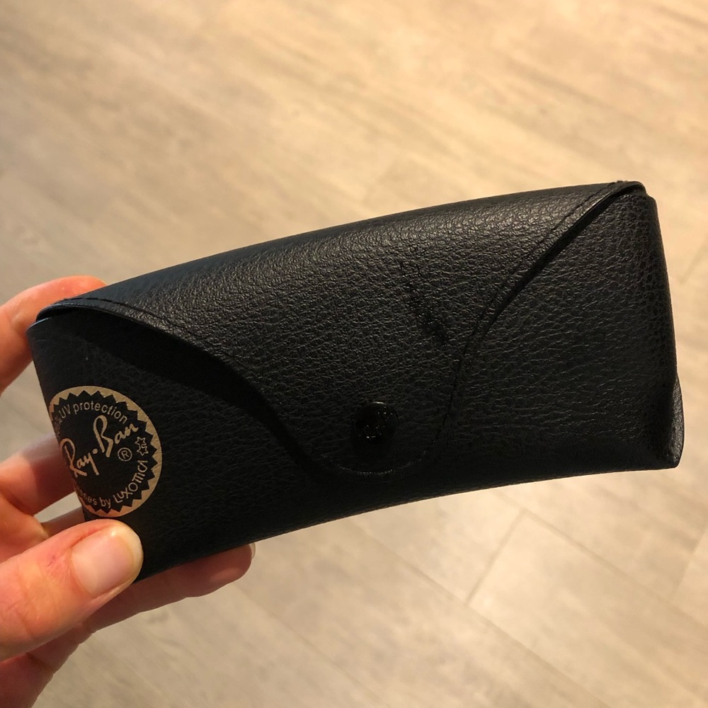 Raybans Leather Sunglasses Case